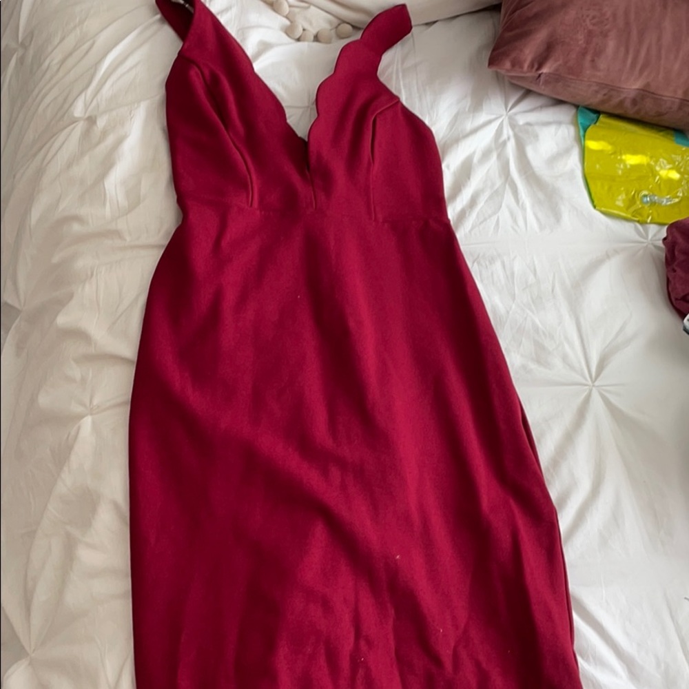 Lulus burgundy dress